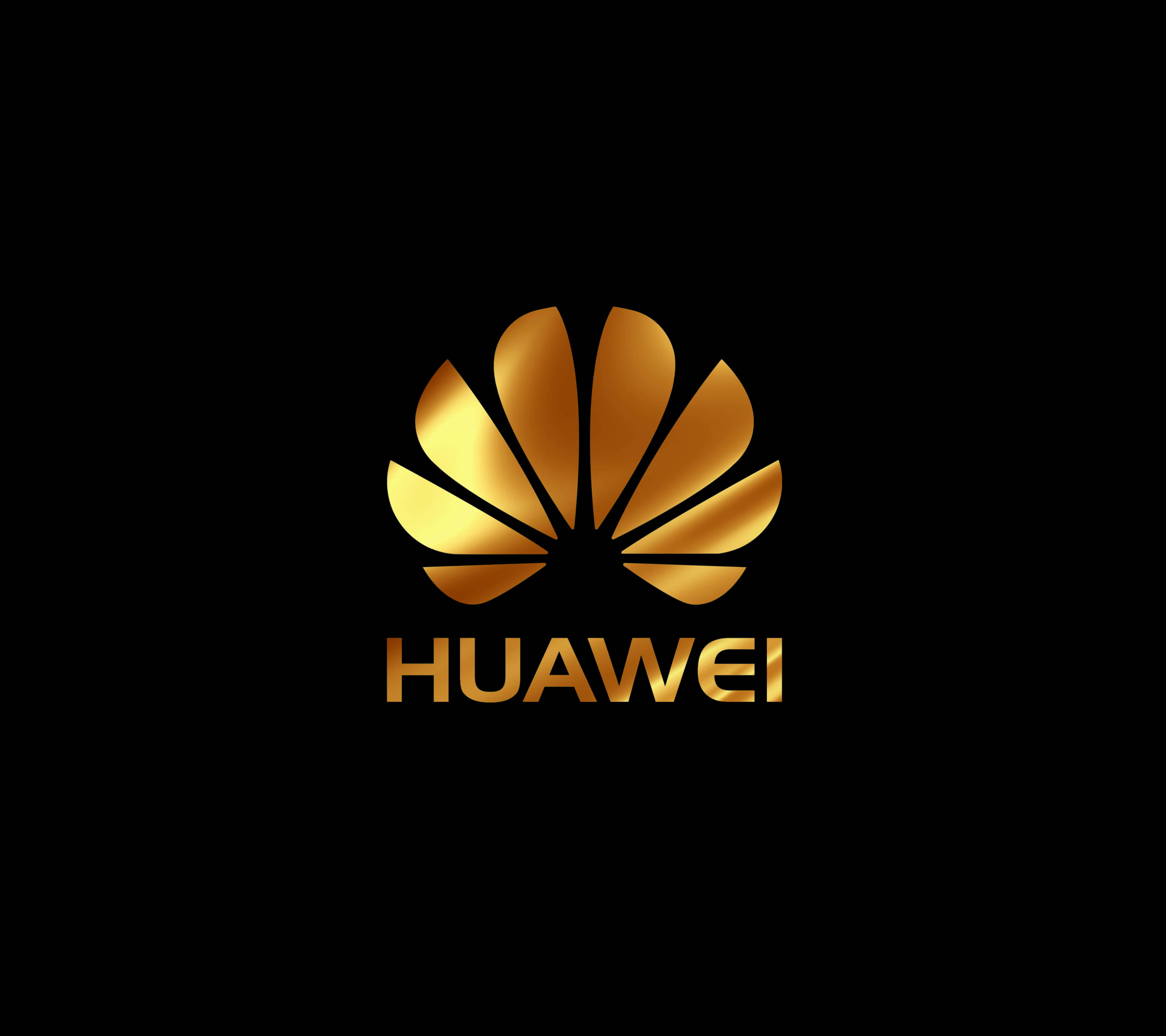 Huawei ゴールドブランドロゴ 壁紙