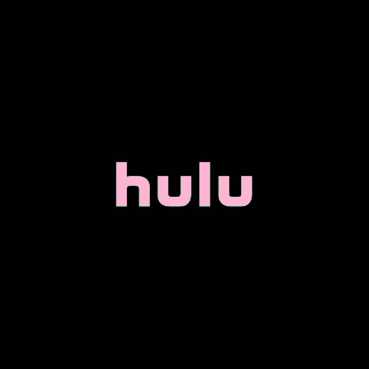 Hulu ピンクロゴ 壁紙