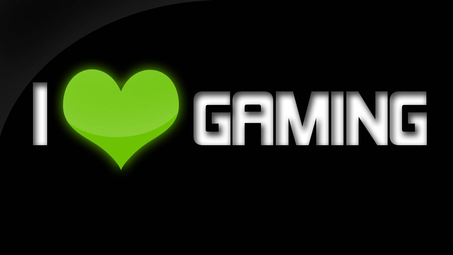 I Love Gaming ロゴの壁紙