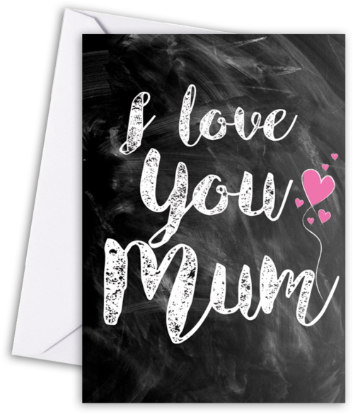I Love You Mum グリーティングカード 壁紙