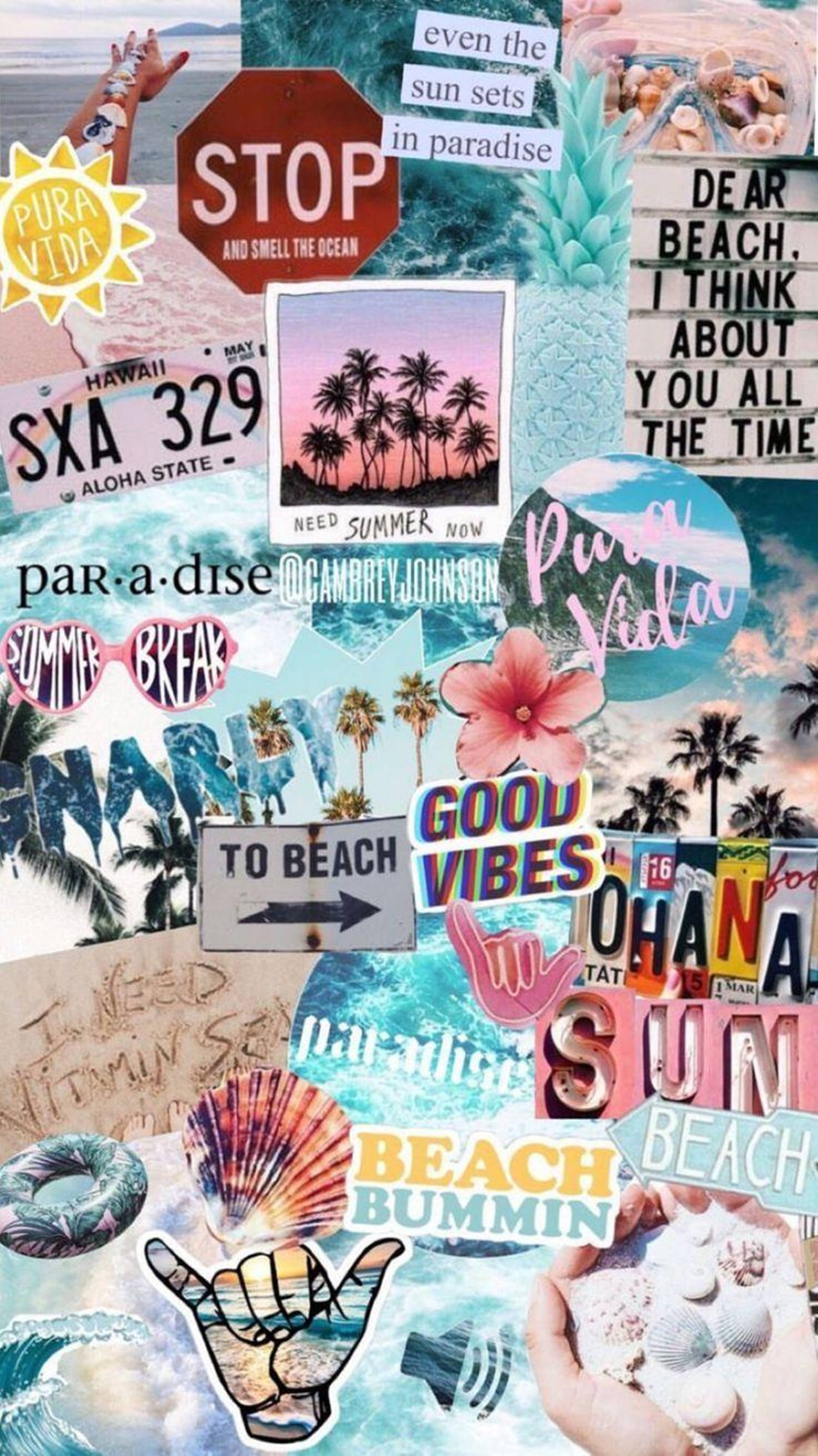 I Need Vitamin Sea エステティック VSCO 壁紙