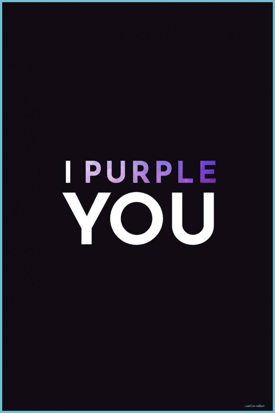 I Purple You グラデーション ブラック 壁紙