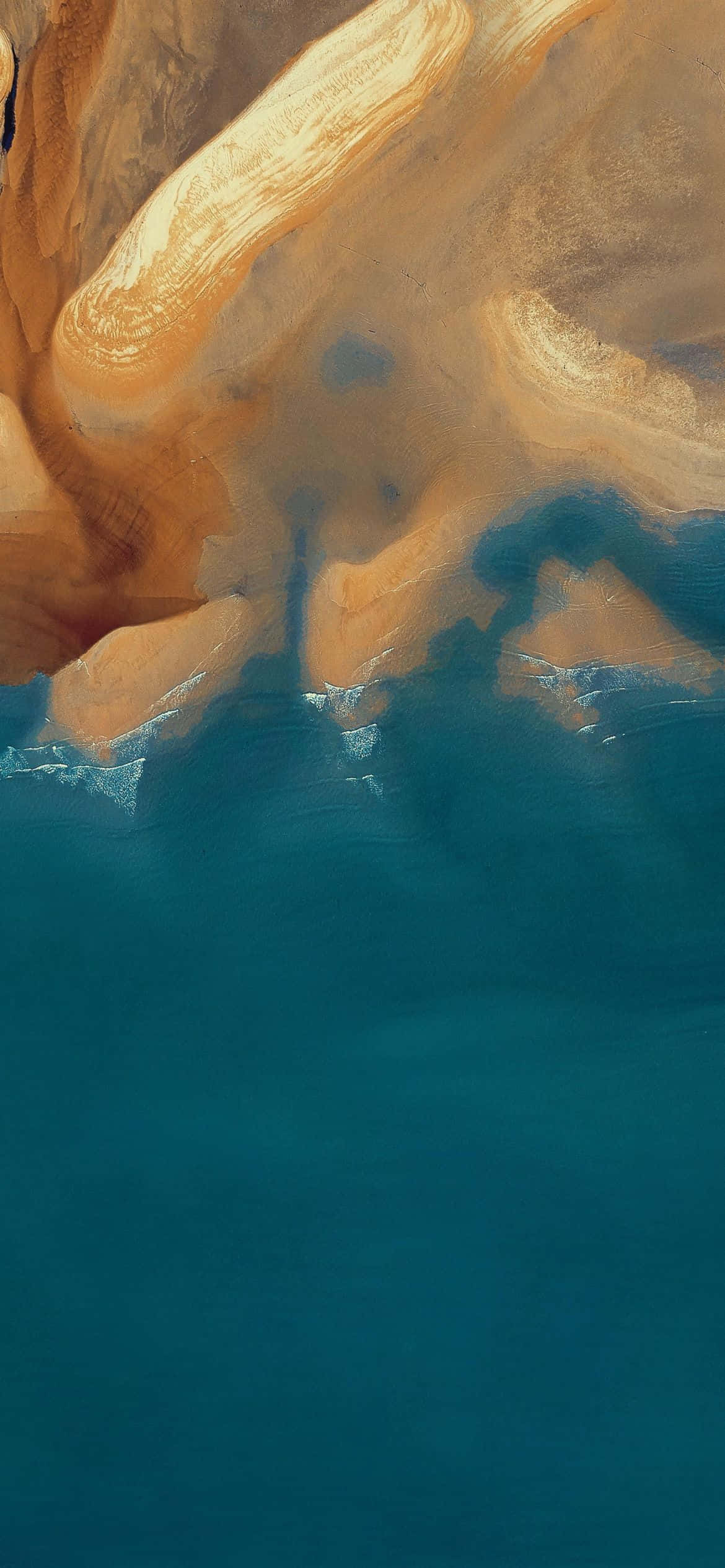 iOS 13 ビーチ背景 壁紙