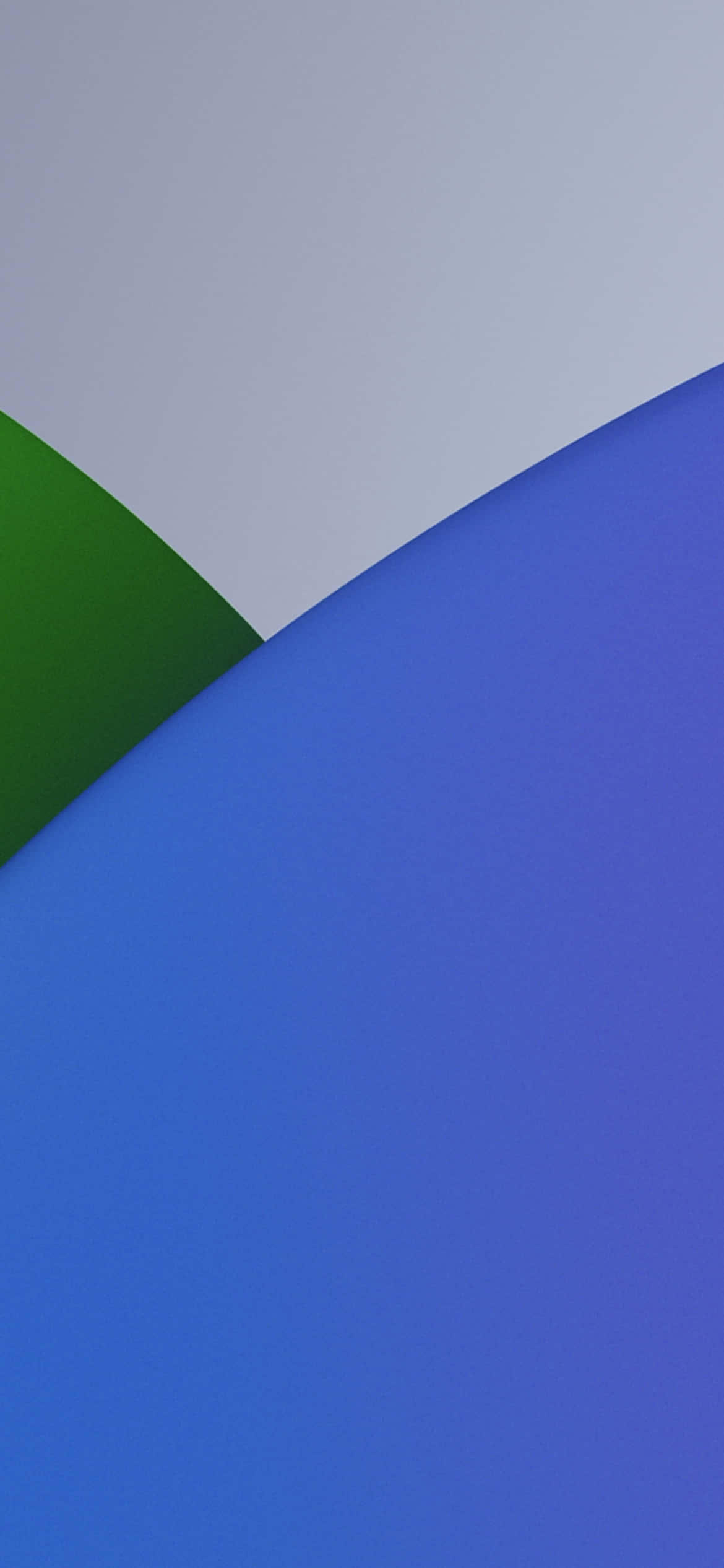 iOS 13 青い円の背景 壁紙