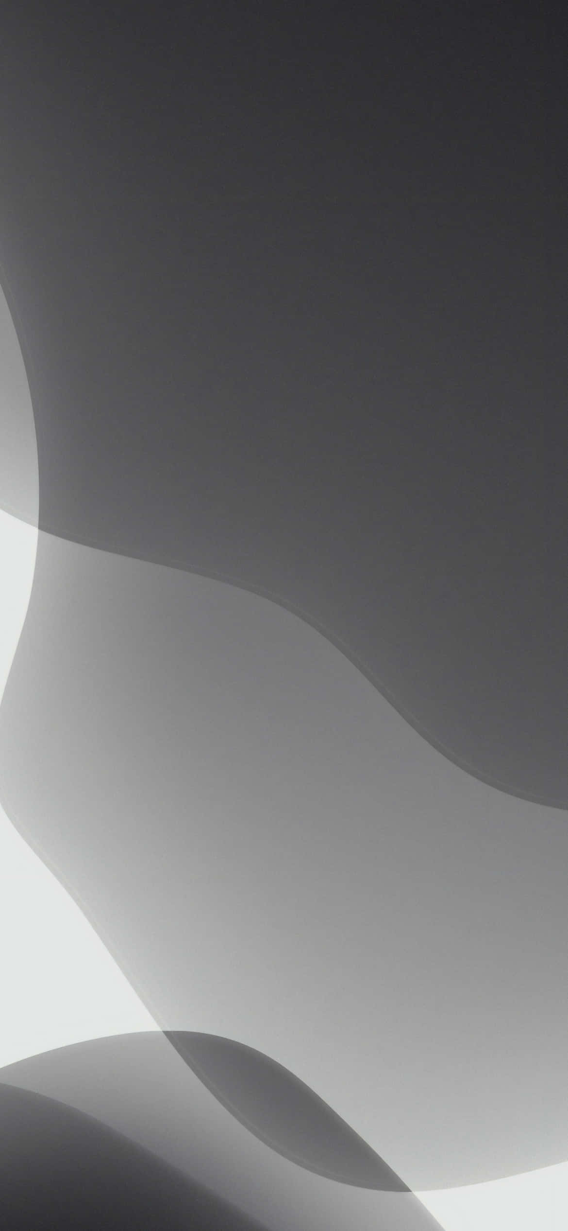 iOS 13 ライトグレーの抽象背景 壁紙