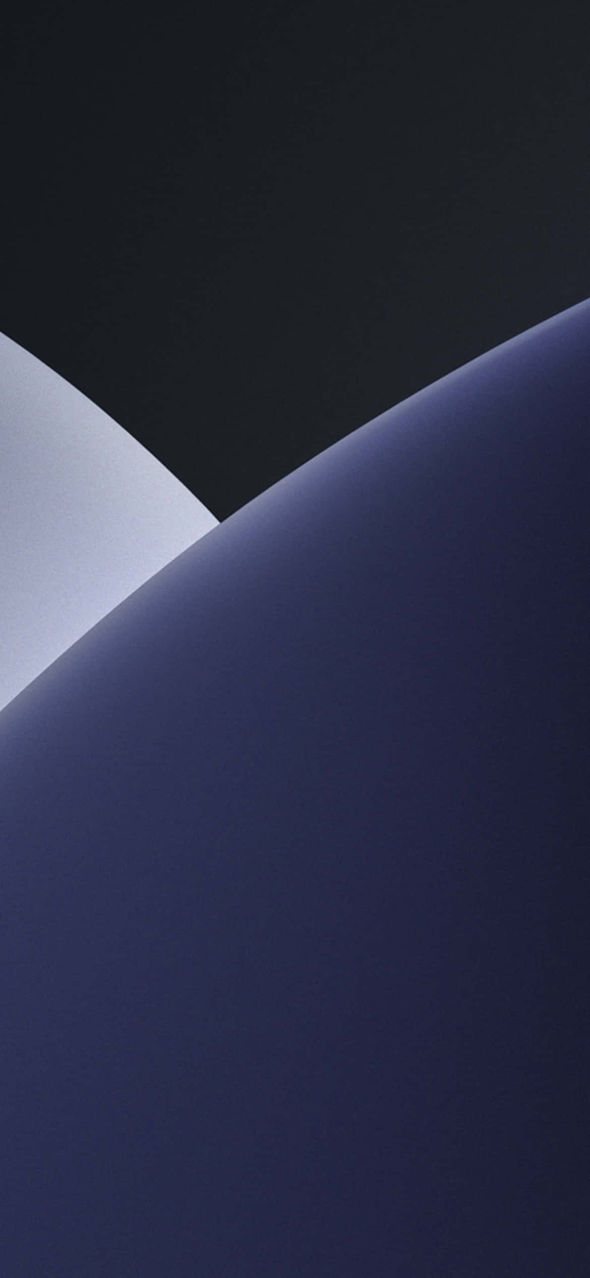 iOS 13 黒とグレーの背景 壁紙