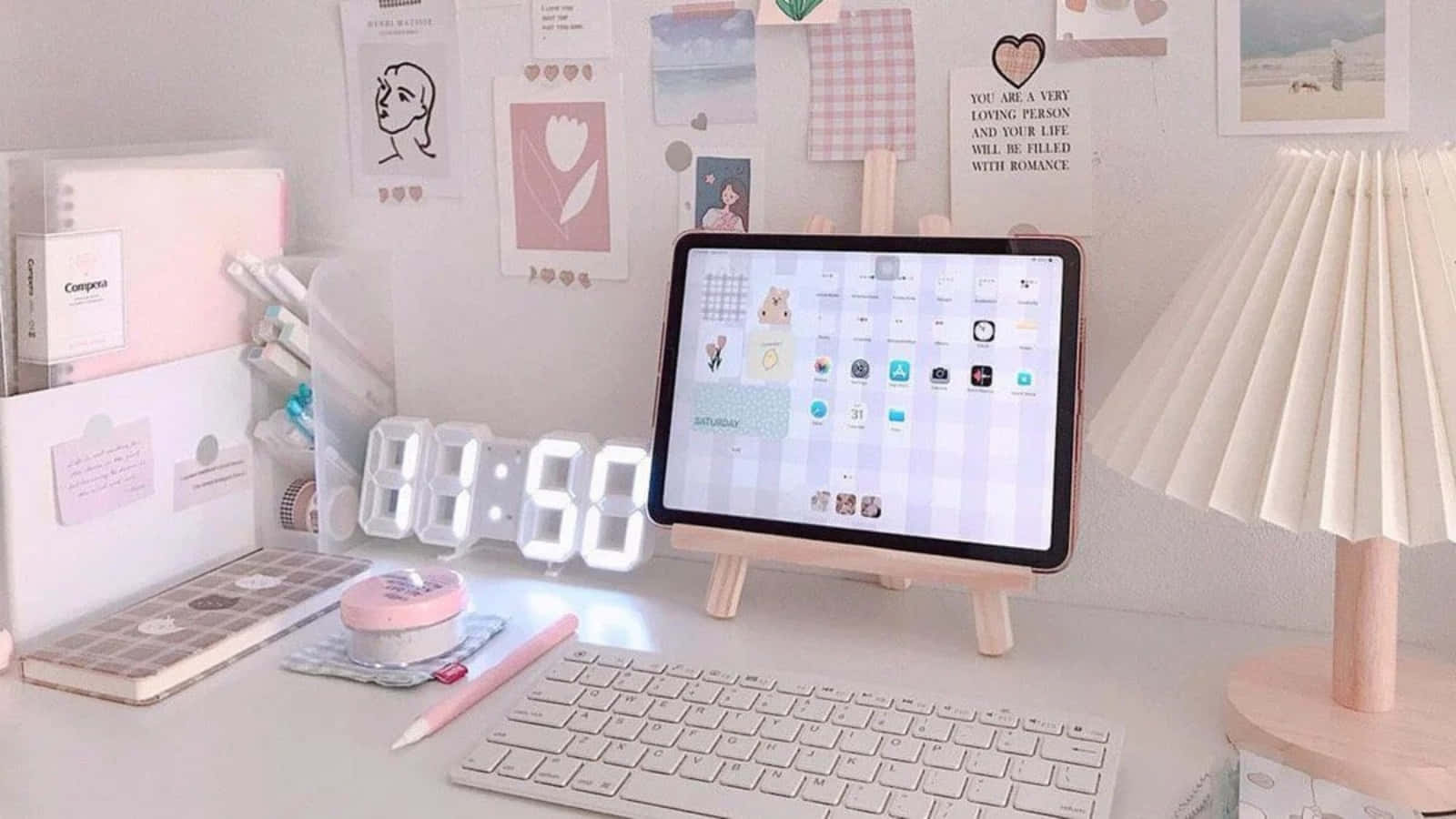 モダンなワークスペースを実現する美しいiPad 壁紙