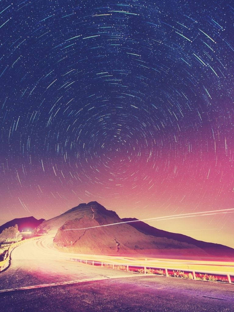 星空の夜 iPad Mini 壁紙