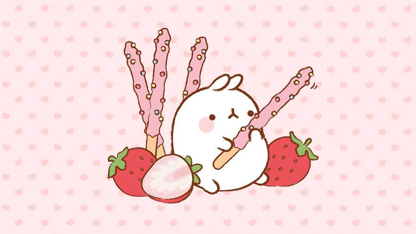 かわいいiPadストロベリー 壁紙