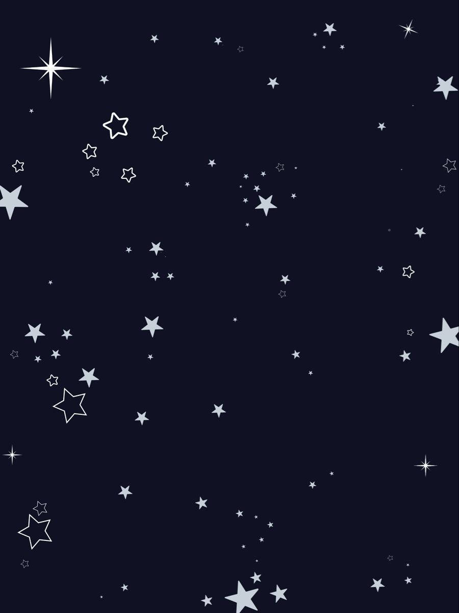 iPad Pro かわいい星空の暗い空 壁紙