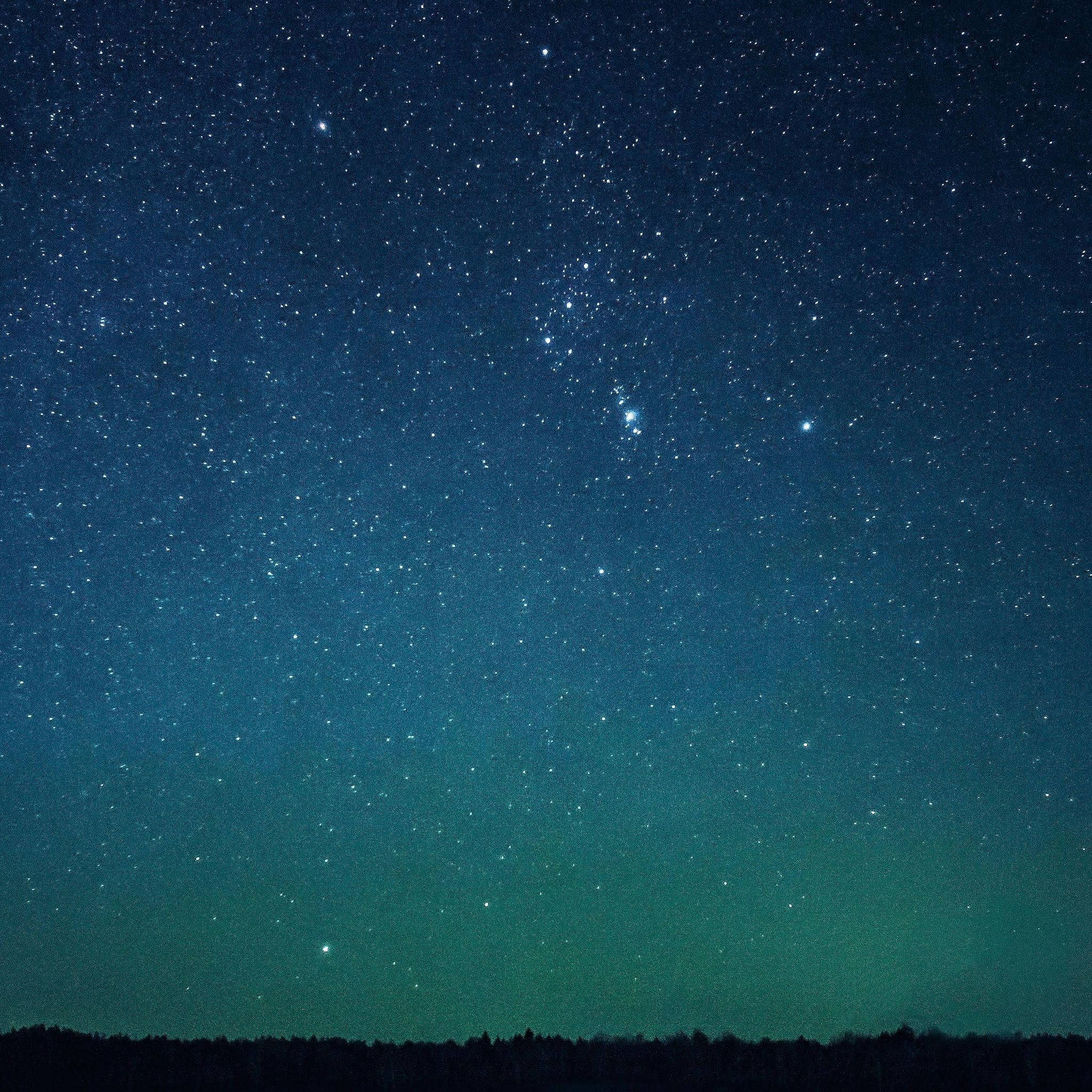 星空の夜 iPad 壁紙