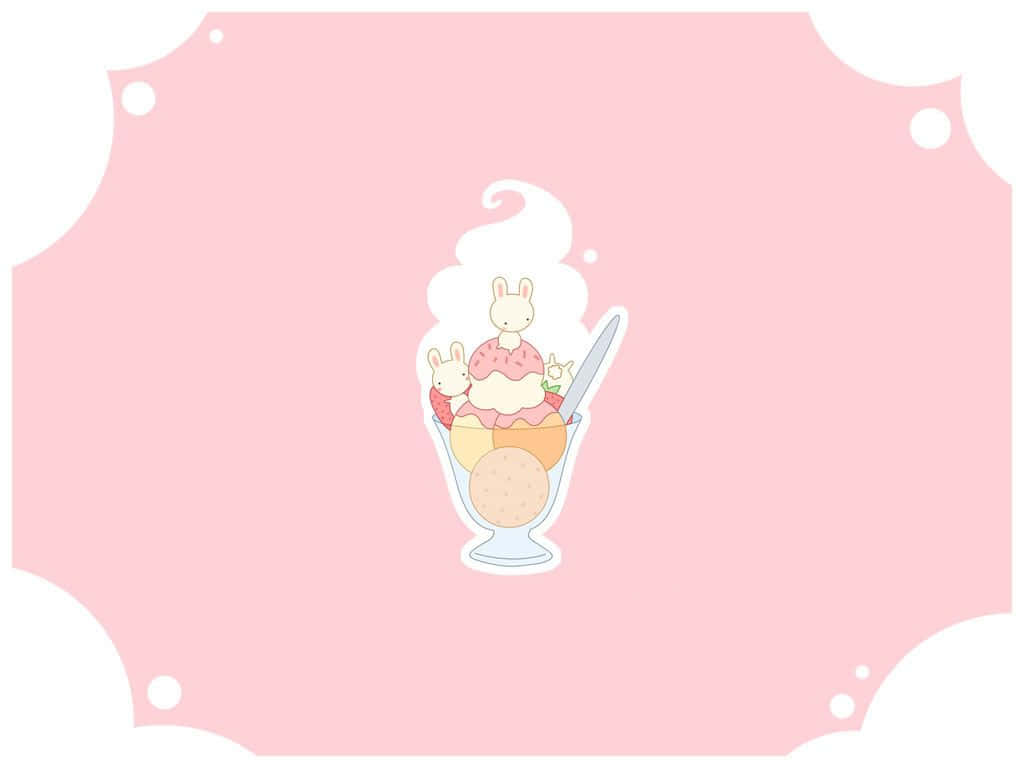 かわいいアイスクリームのiPad壁紙 壁紙