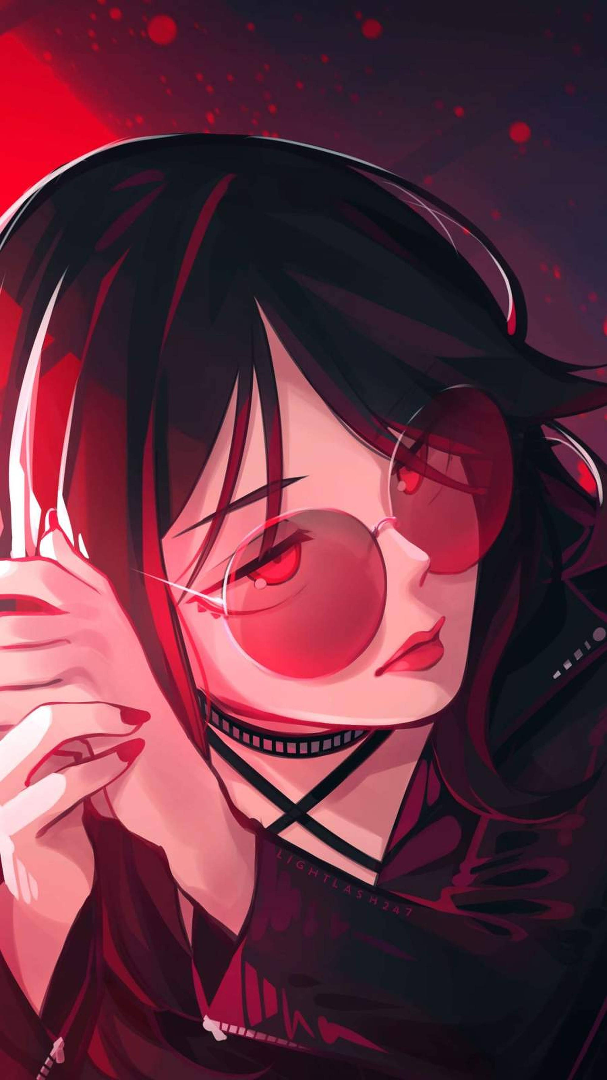 美しいアニメ少女のiPhone 壁紙