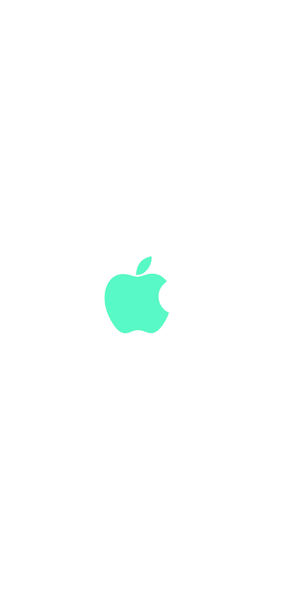 iPhone 11 グリーン アップル ロゴ 壁紙
