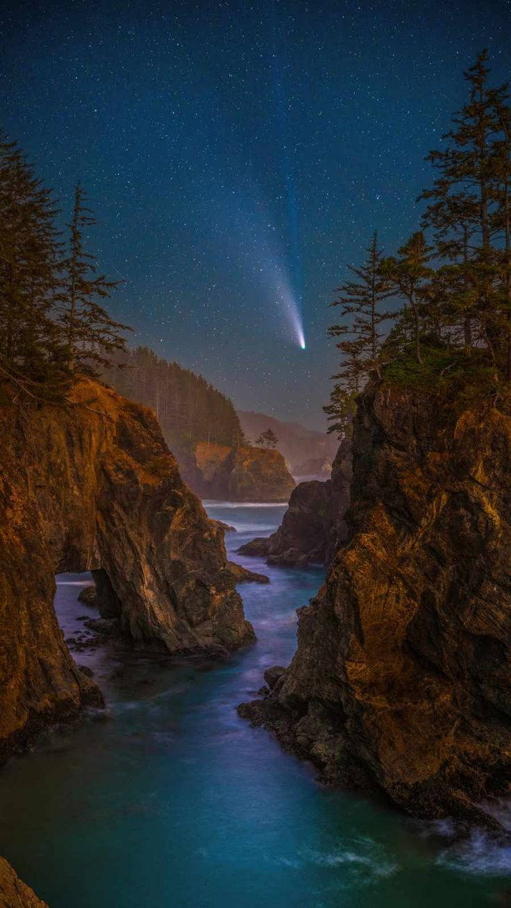 iPhone 12 Pro 流れ星 壁紙