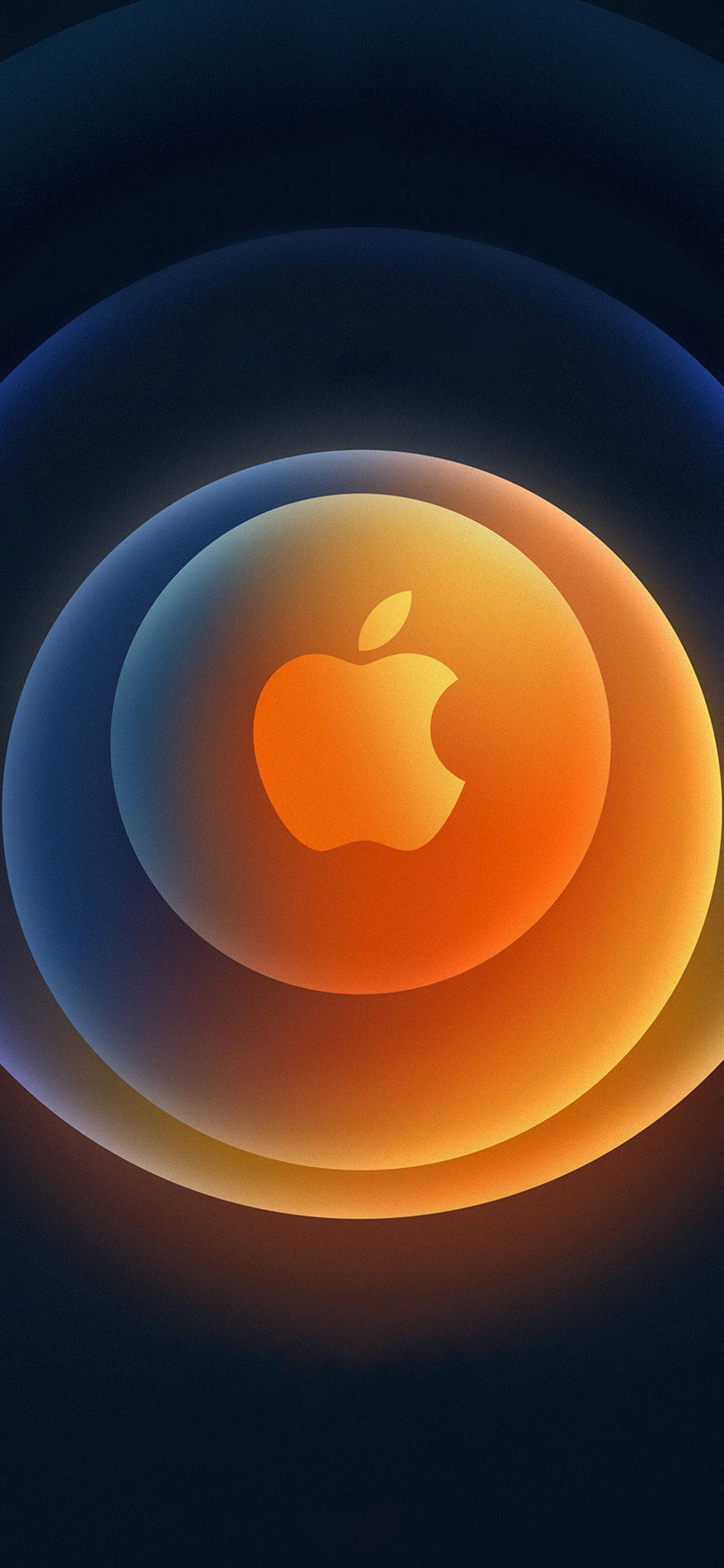 iPhone 12 Pro Max ゴールド ロゴ 壁紙