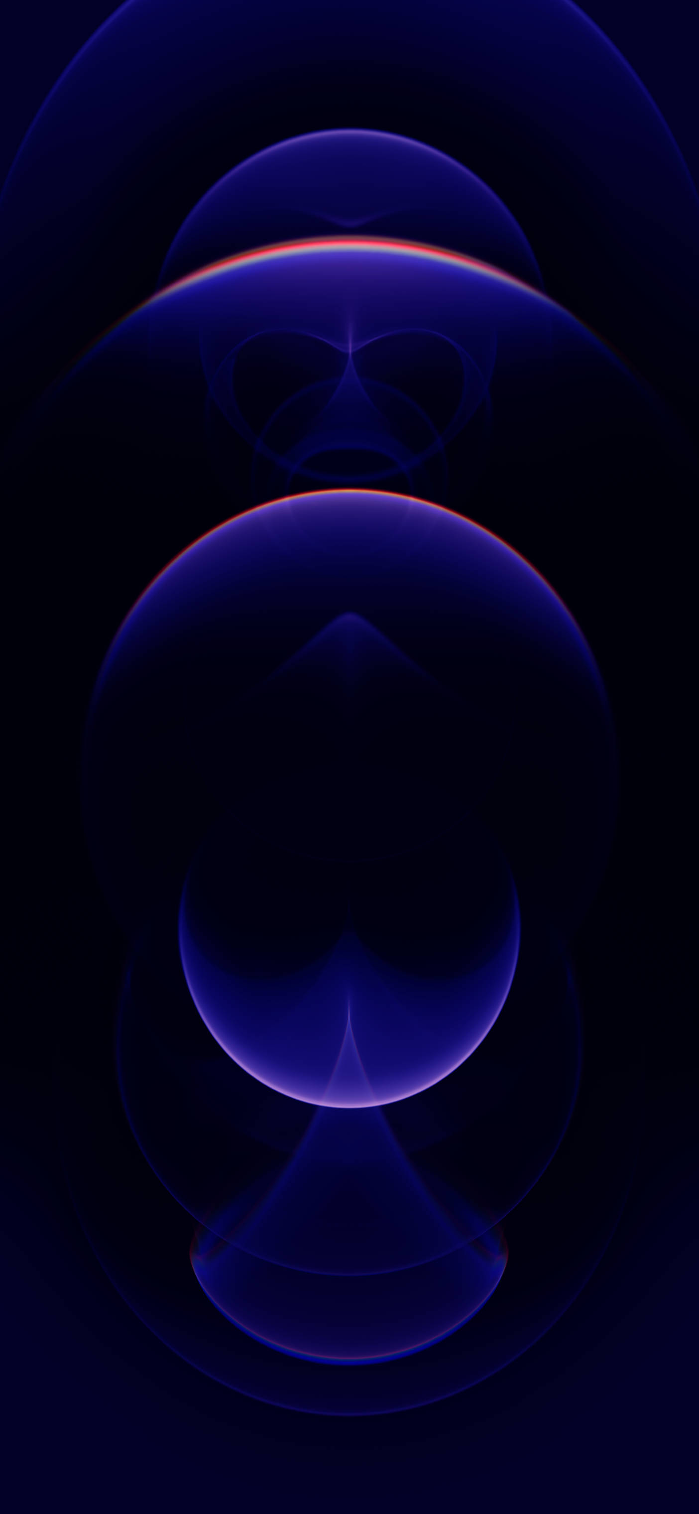 iPhone 12 Pro パープルライト 壁紙