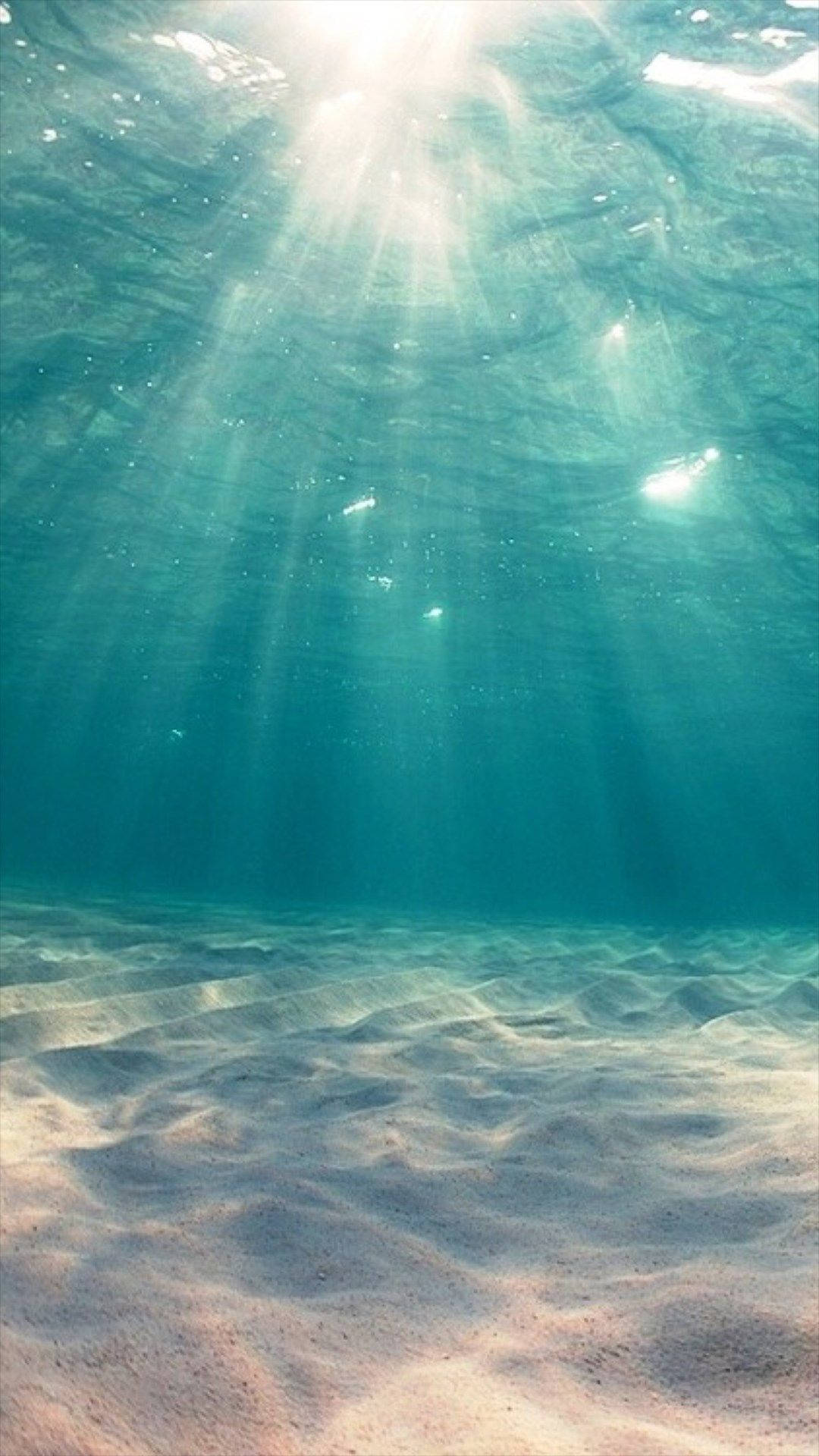 海のiPhone 砂の下 壁紙