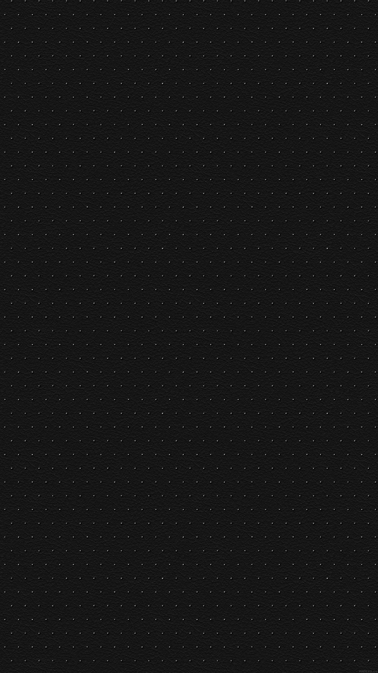 散らばったドットの無地黒 iPhone 壁紙