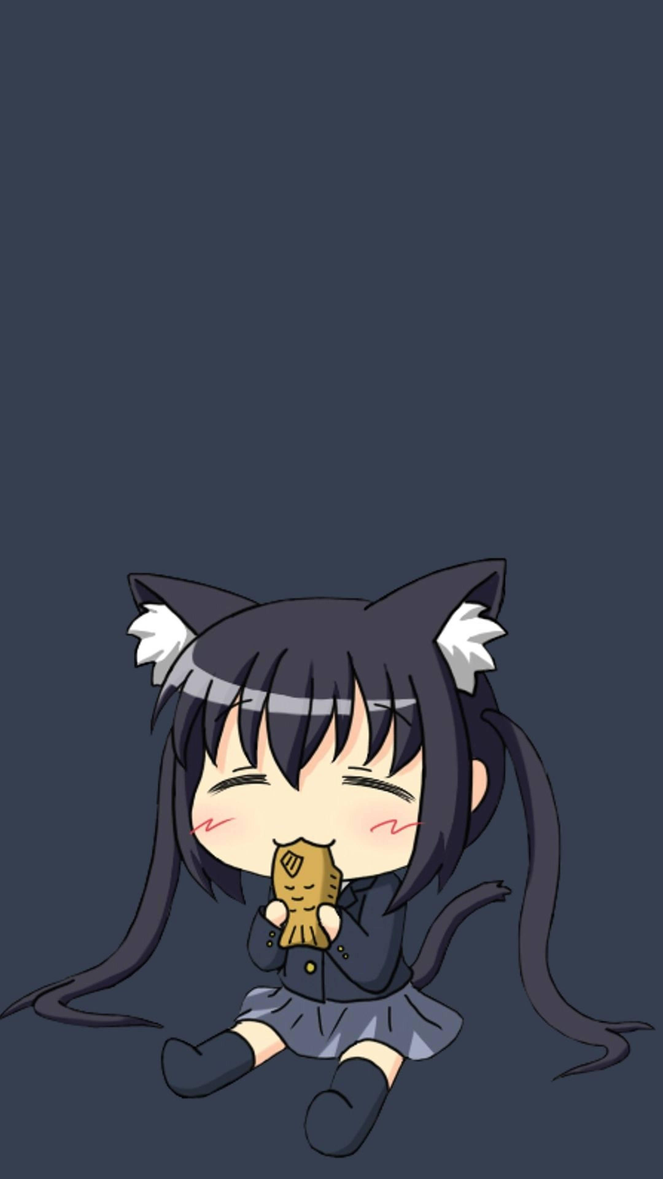 アニメ猫娘iPhone 壁紙
