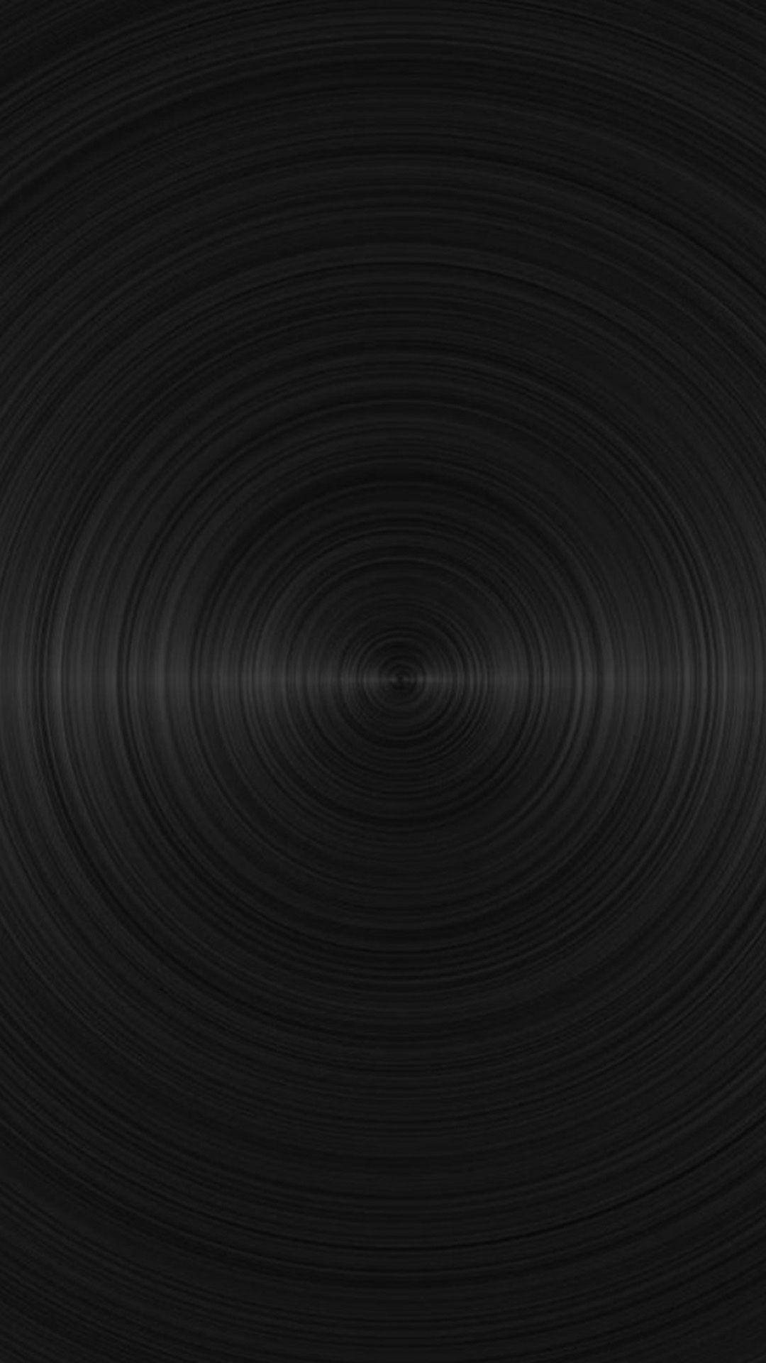 無地の黒いiPhoneビニールレコード 壁紙