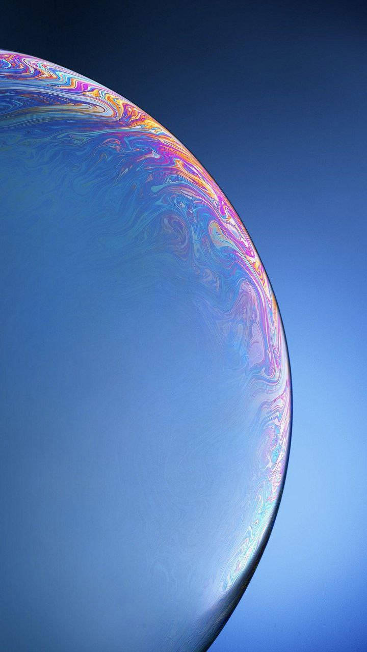 オリジナルiPhone 7で映える鮮やかなカラフルバブルの画像 壁紙
