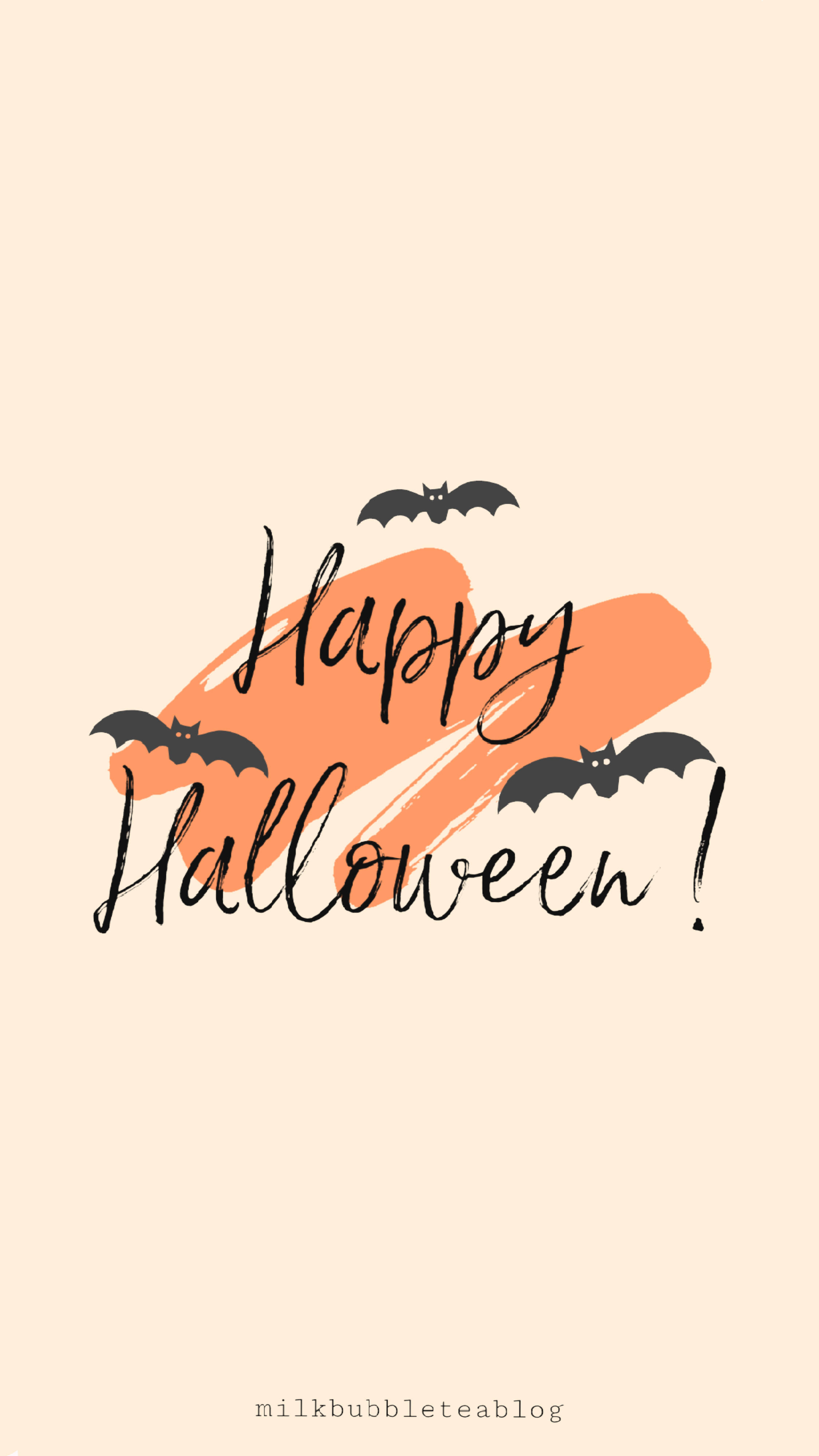 おしゃれなハッピーハロウィン iPhone壁紙 壁紙