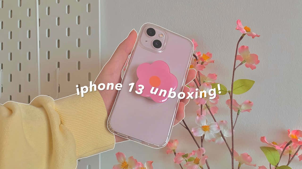 「スタイリッシュでかわいいiPhoneで最新情報をチェック！」 壁紙