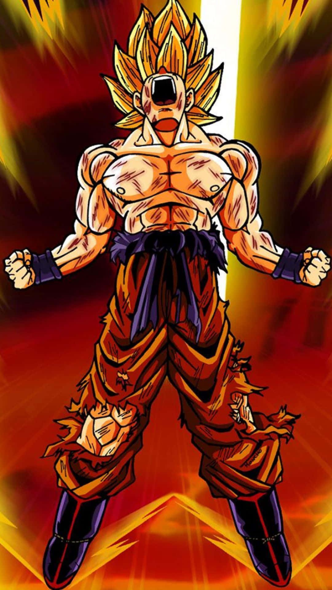 超サイヤ人悟空 ドラゴンボール超 iPhone 壁紙