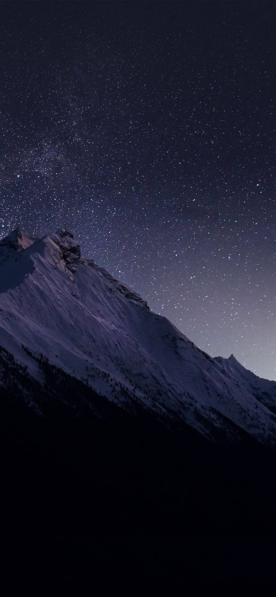 iPhone Darkで楽しむ冬の絶景 壁紙