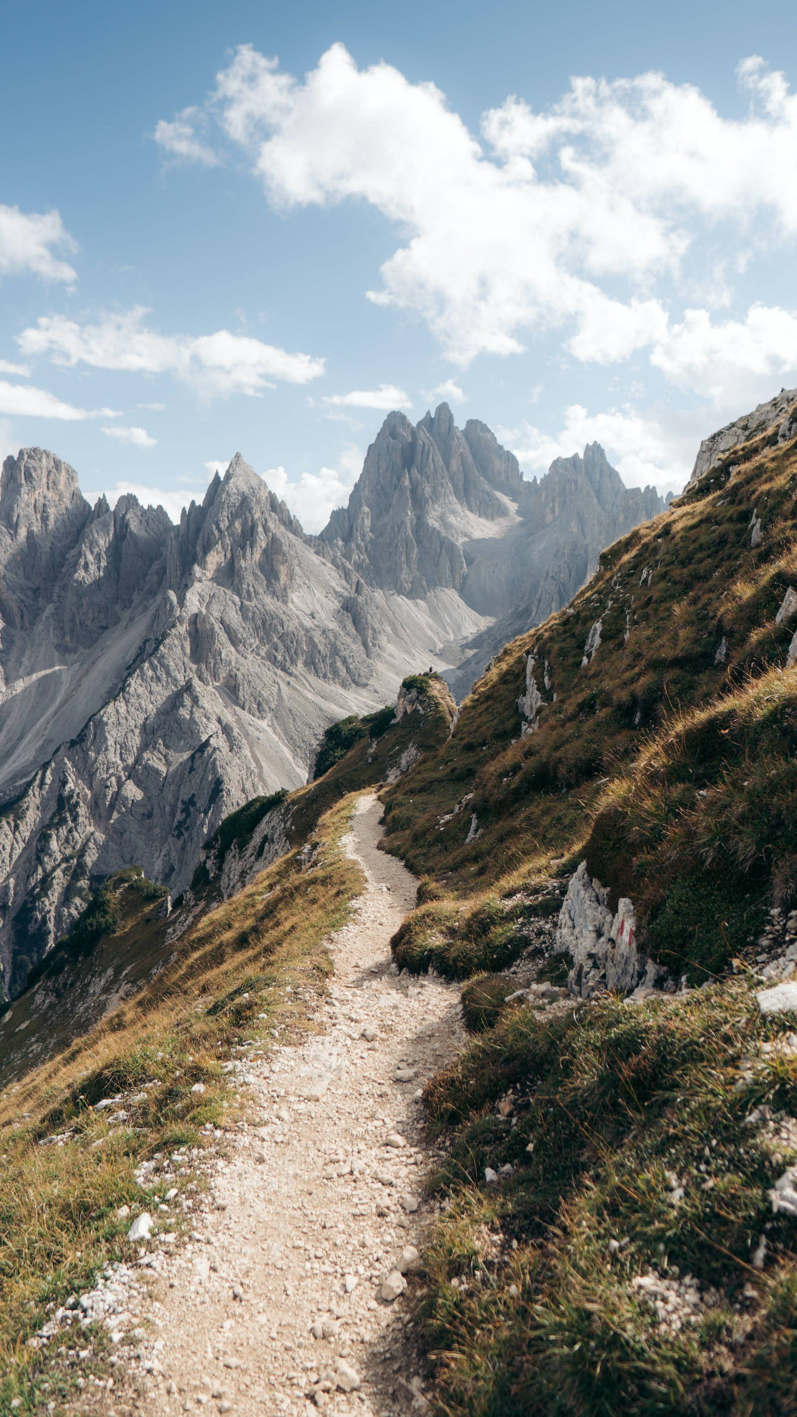 崖沿いの道 自然 iPhone壁紙 壁紙
