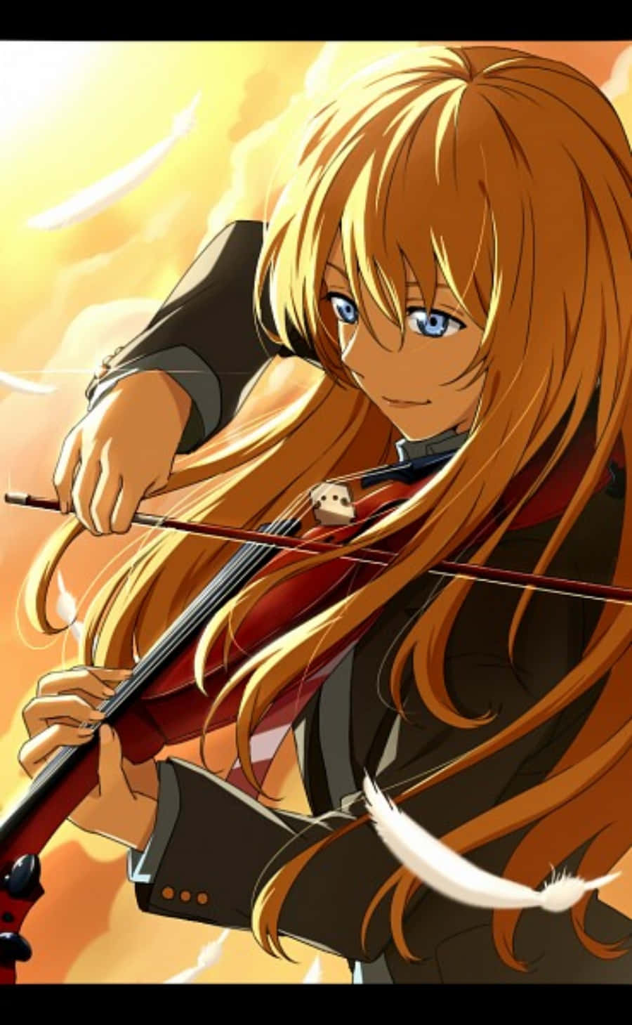 四月は君の嘘 iPhone Kaori バイオリン アニメ画像 壁紙