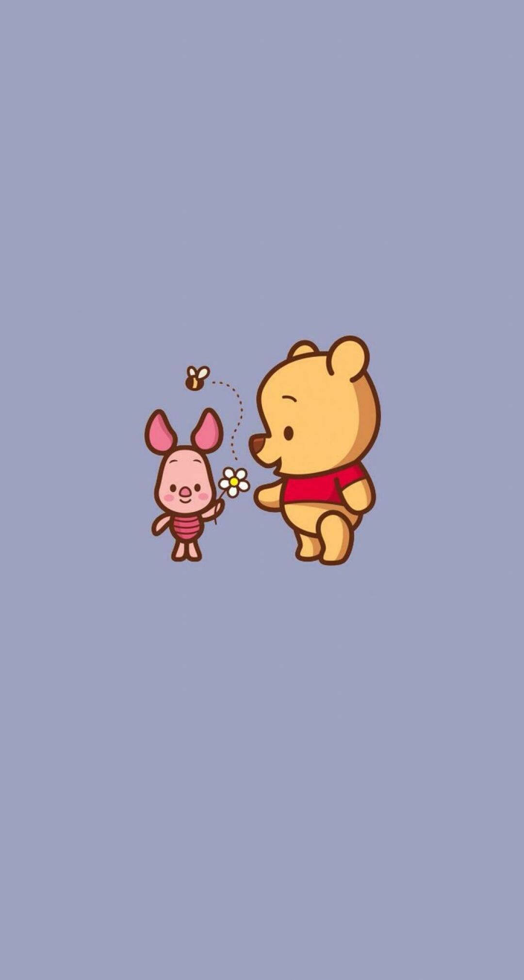 プーさんとピグレットのかわいいiPhone壁紙 壁紙