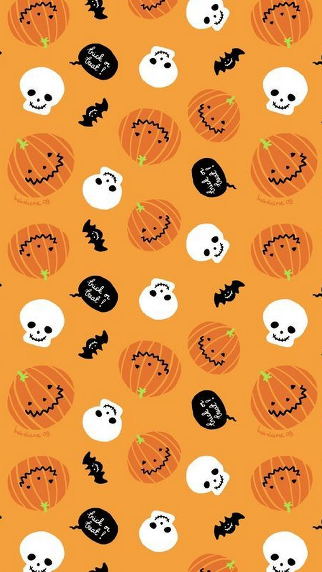 ハロウィン風iPhone用 壁紙