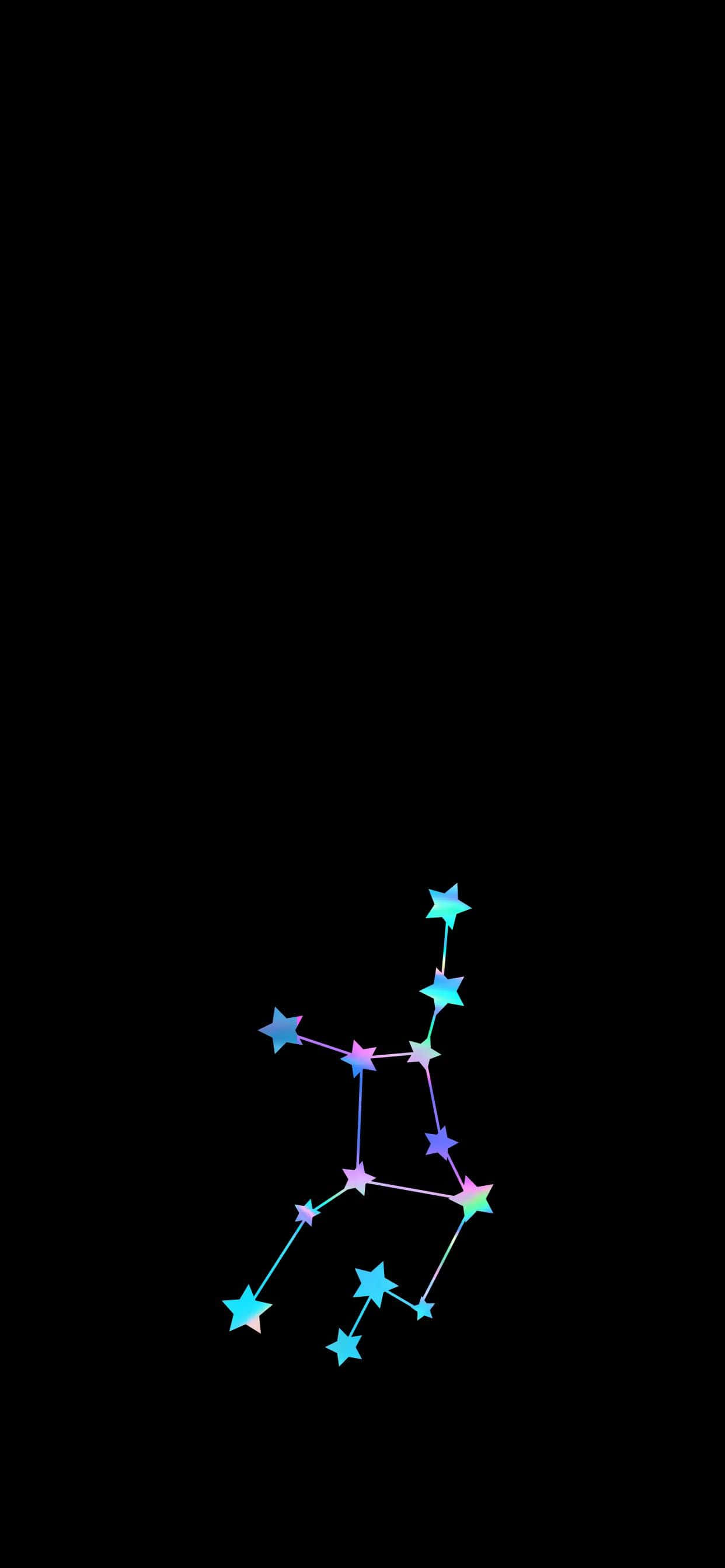 ミニマルなおとめ座占星術iPhone 壁紙