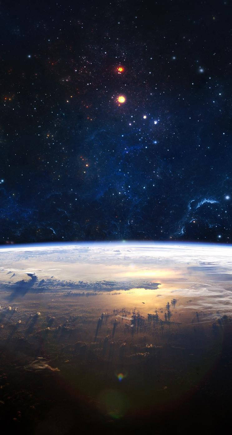 宇宙の天体 iPhone SE 壁紙