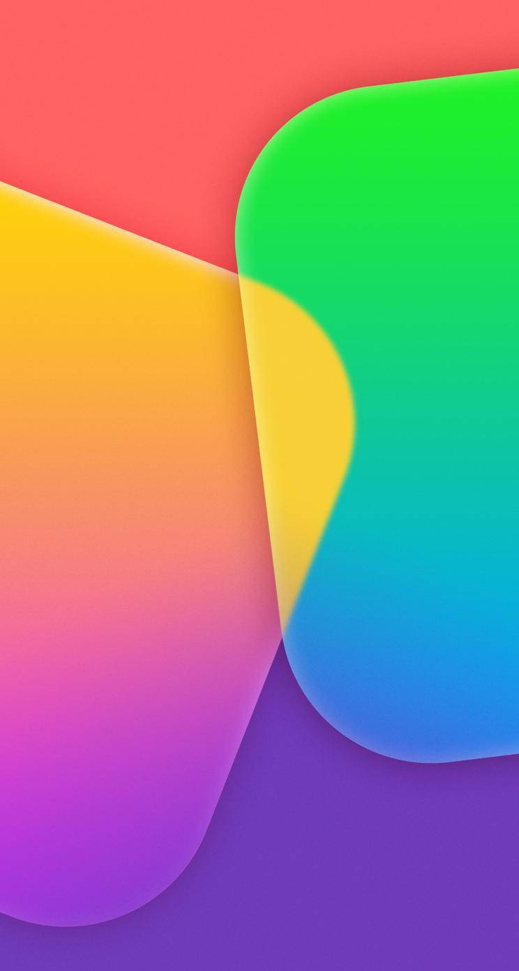 iPhone SE向け抽象アート 壁紙
