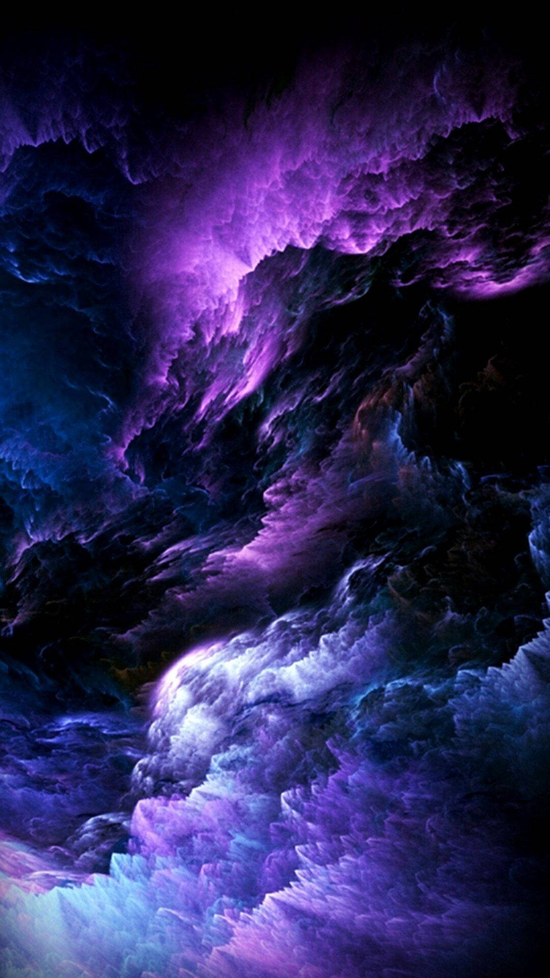 素敵なパープル系iPhoneロック画面 壁紙