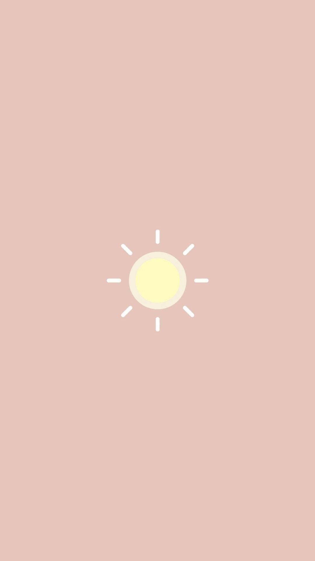 おしゃれな太陽のかわいいiPhone壁紙 壁紙