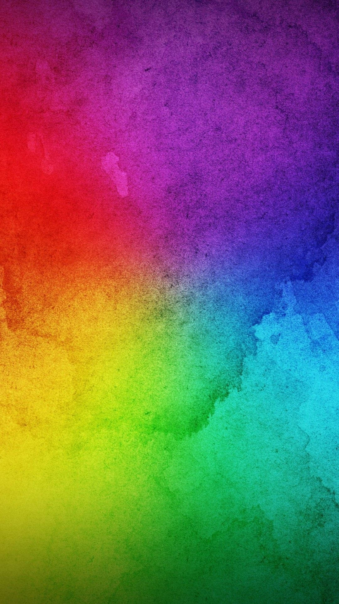 レインボーカラーiPhone 壁紙
