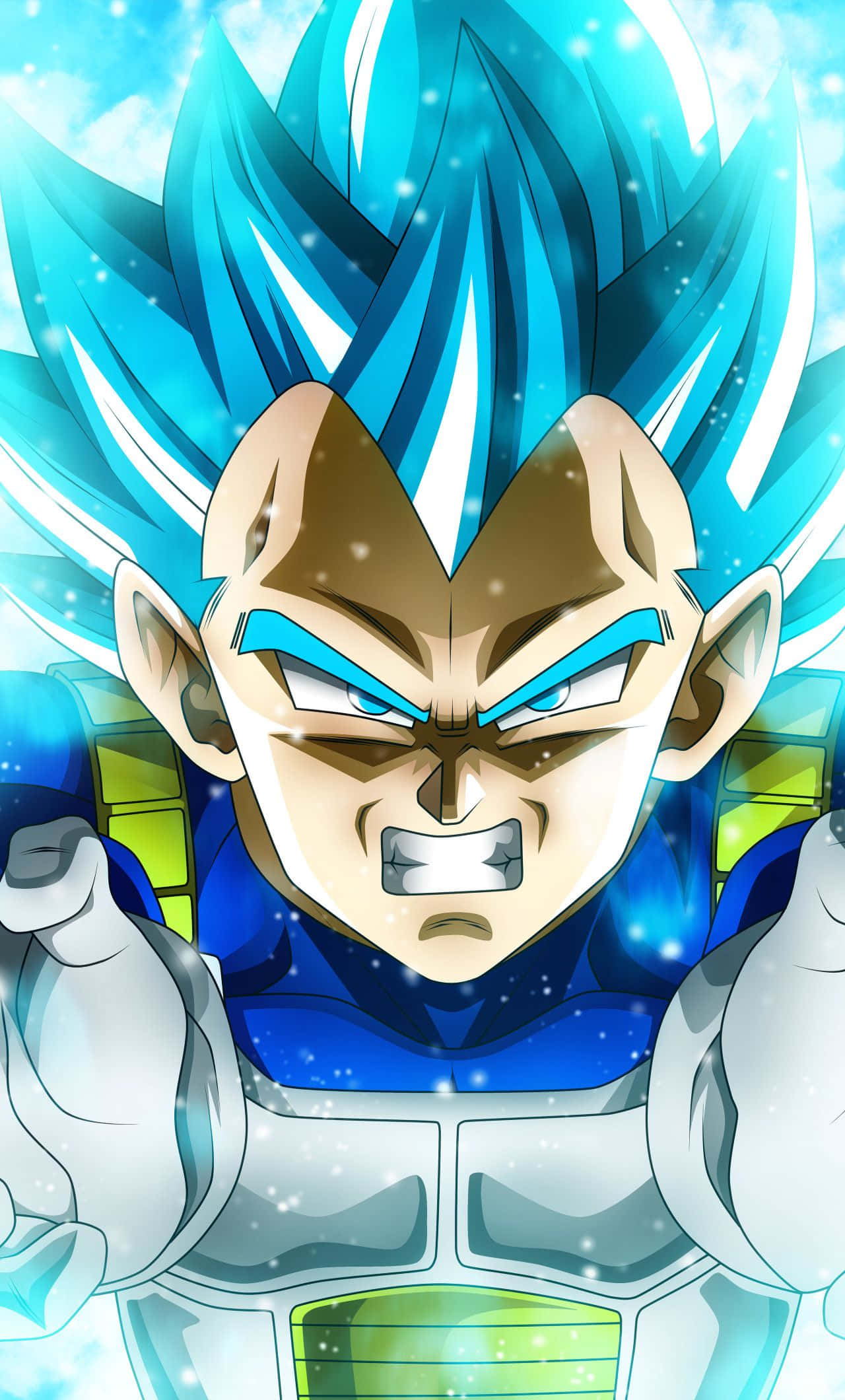ベジータ 超サイヤ人ブルー ドラゴンボール超 iPhone 壁紙