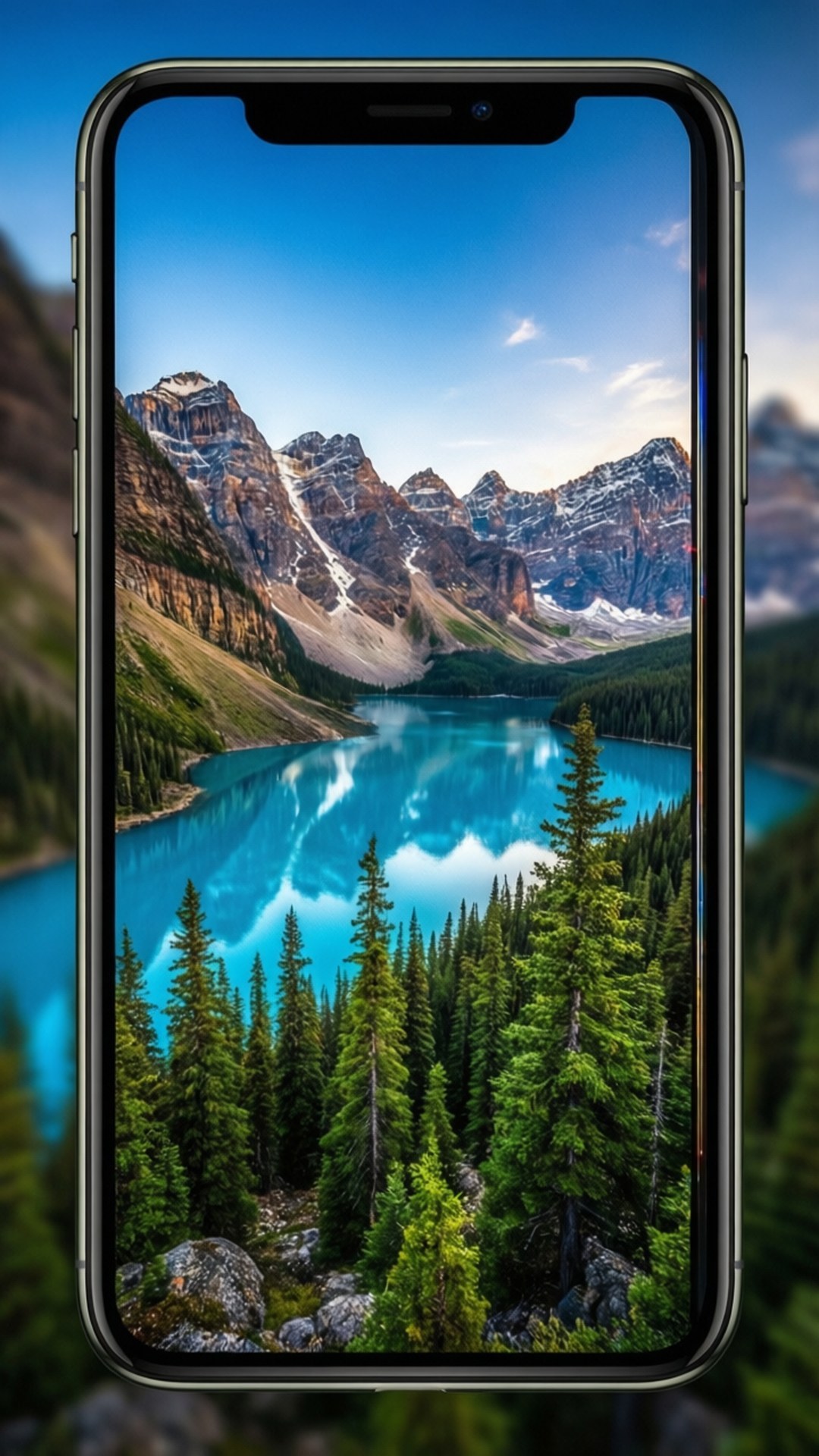 iPhone Xの自然表示 壁紙