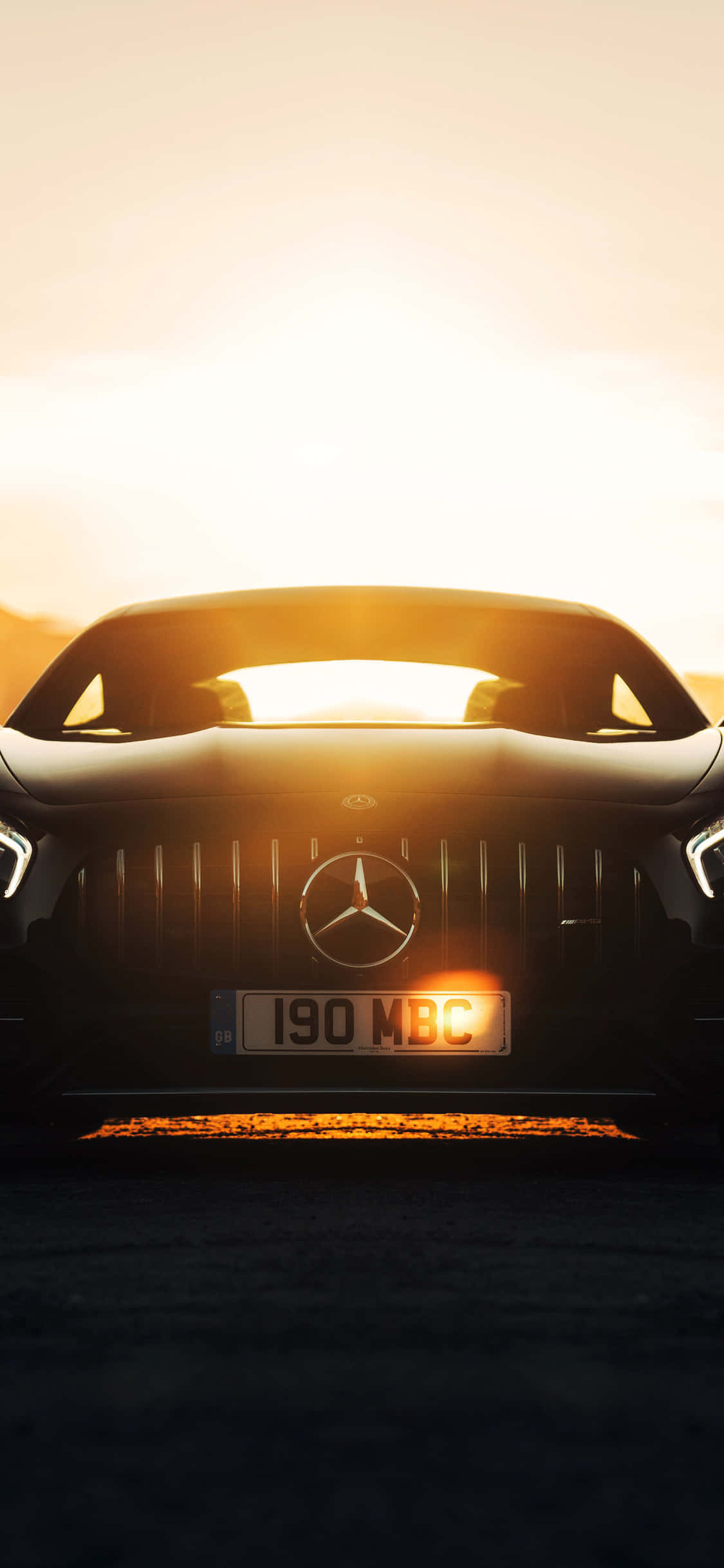 陽光の中のIphone X AMG GT-R 壁紙