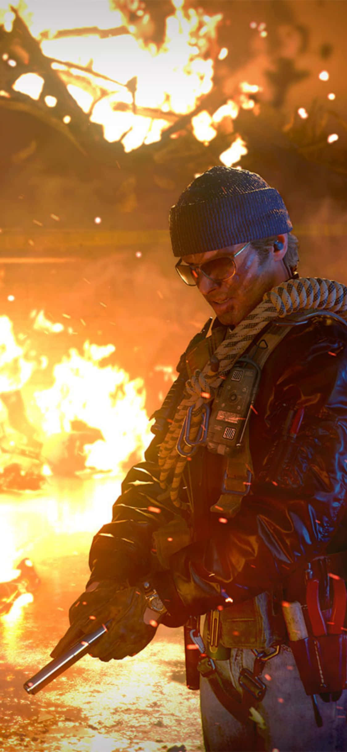 iPhone X Call Of Duty Black Ops Cold War 背景 Russell Adler 壁紙