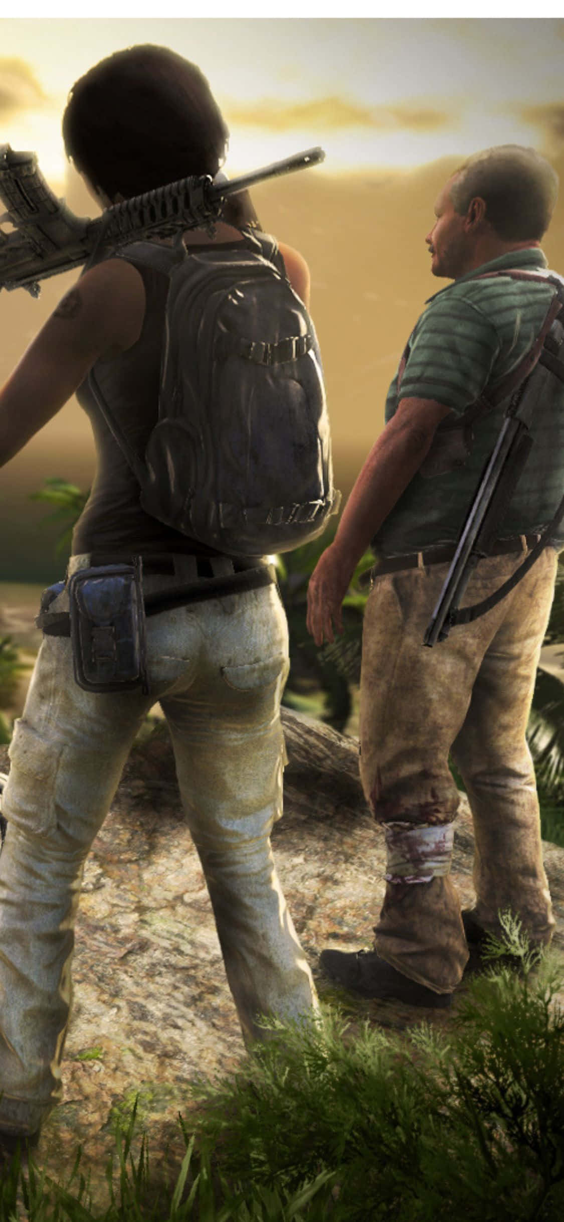 iPhone X Far Cry 3 銃器 背景 壁紙