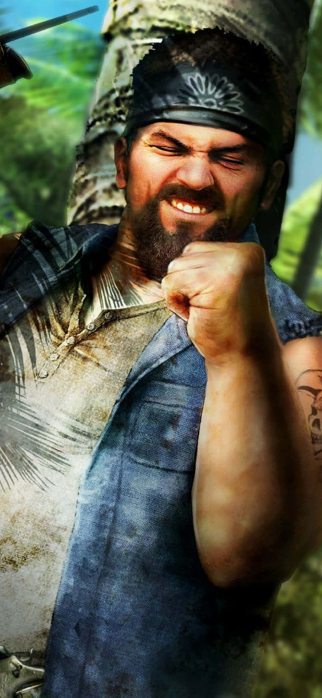 iPhone X Far Cry 3 ハーク・ドラブマン・ジュニア背景 壁紙