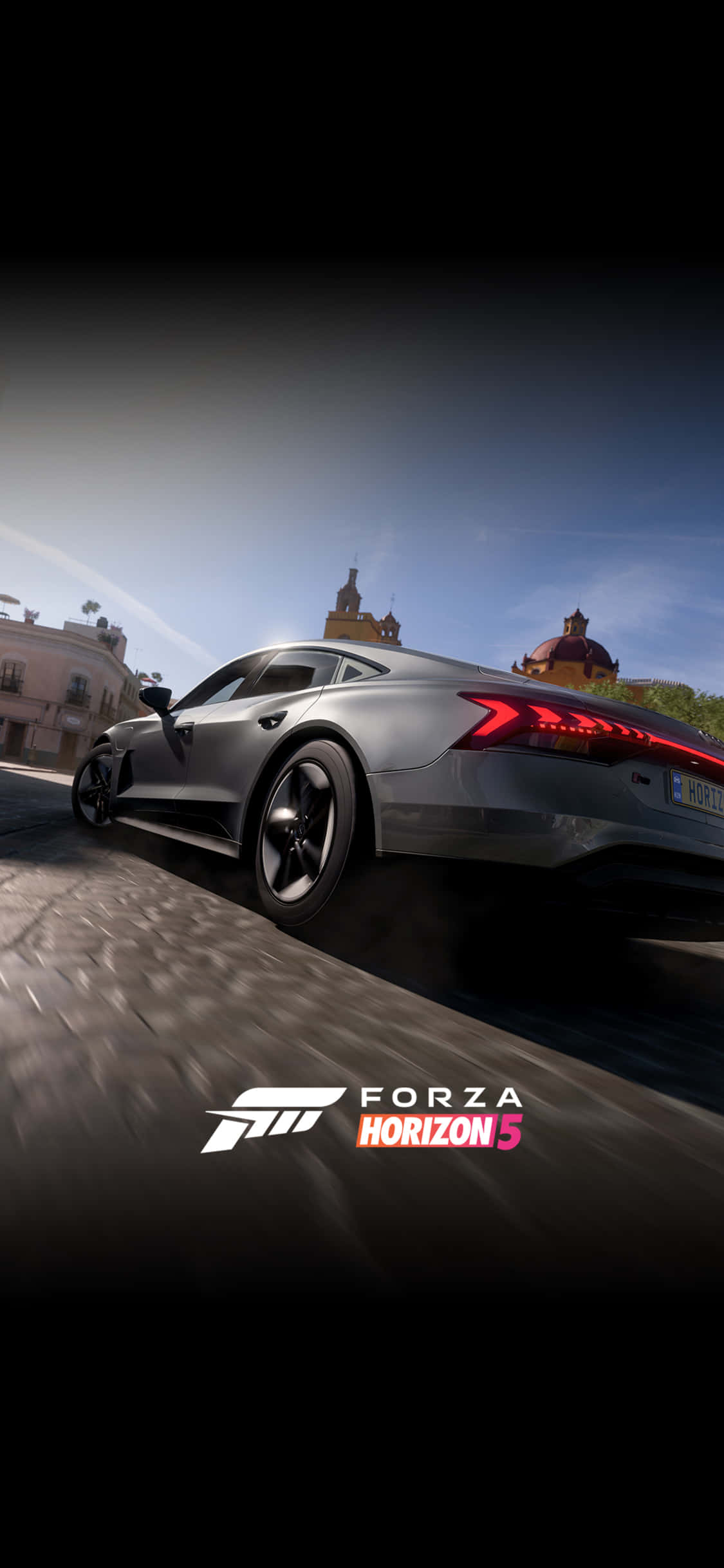 グレーのランボルギーニ iPhone X Forza Motorsport 7 背景 壁紙
