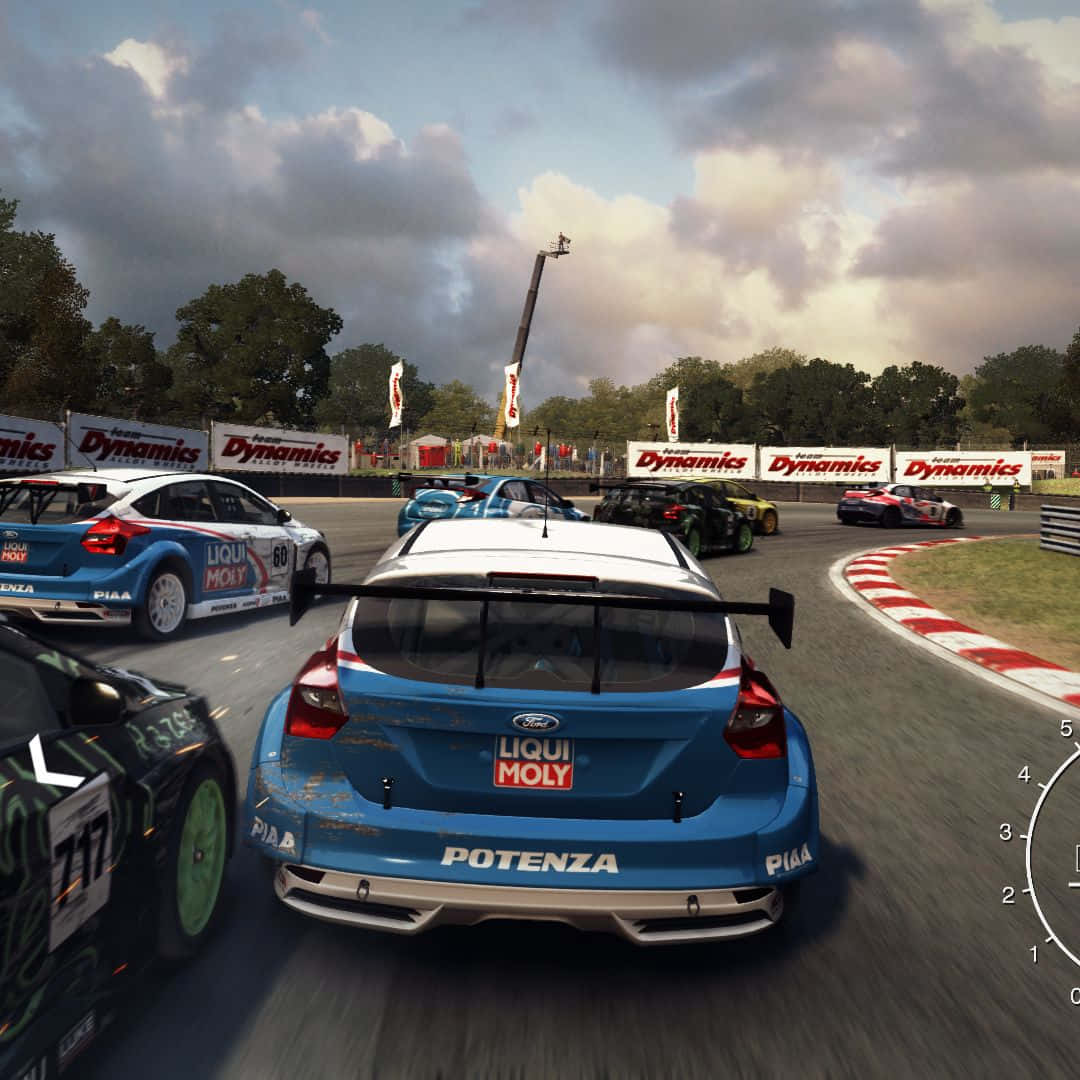 iPhone X Grid Autosport 背景 リキモリ 壁紙