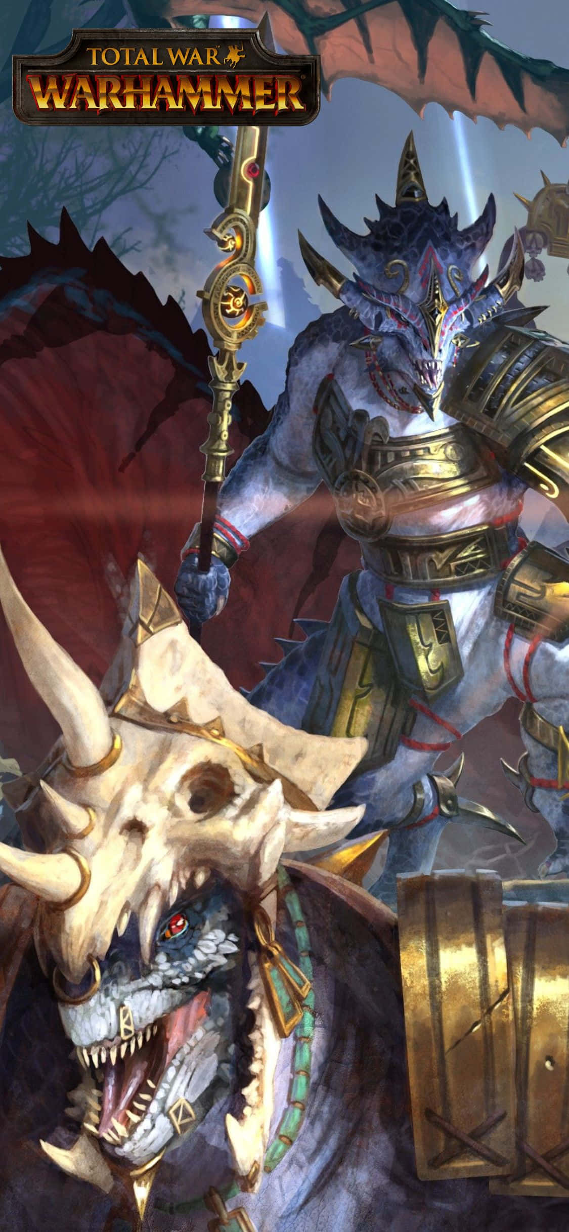 iPhone XでTotal War Warhammerの戦火の地を探検 壁紙