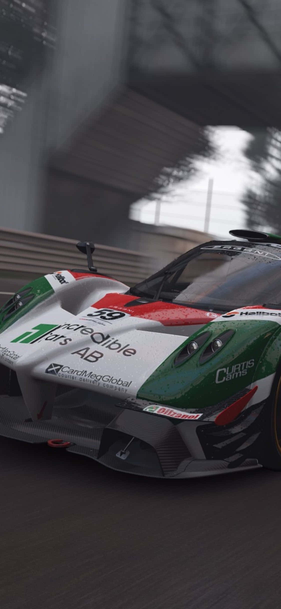 iPhone X プロジェクトカーズ背景 イタリアンレーシングカー 壁紙